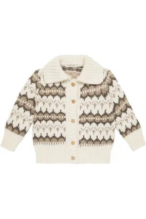 The New Society Theo jacquard cardigan