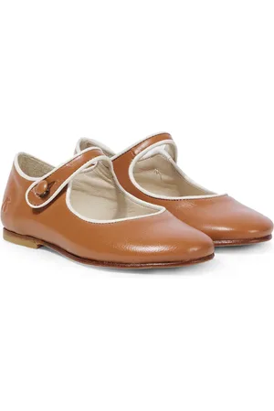 BONPOINT Ella leather Mary Jane flats