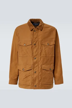 Comme des Garçons Corduroy-trimmed cotton jacket