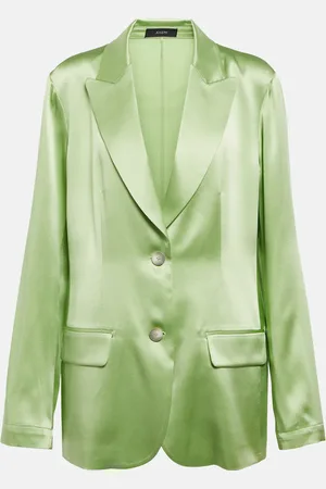 Joseph Moxon silk satin blazer