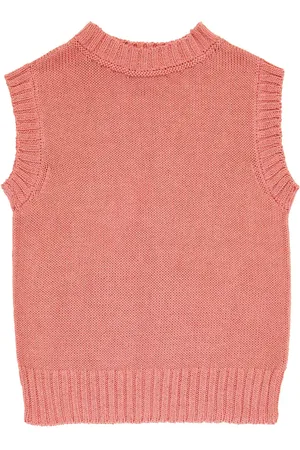 Caramel Typha cotton sweater vest