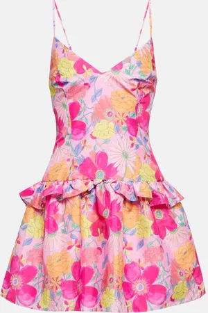 LOVESHACKFANCY Fabienne ruffled minidress