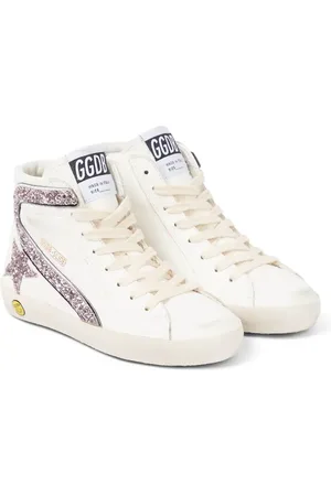 Golden Goose Glitter leather sneakers