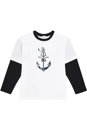 Dolce & Gabbana Printed cotton jersey T-shirt