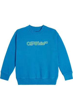 OFF-WHITE Big Bookish cotton jersey sweatshirt