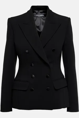 Dolce & Gabbana Double-breasted wool-blend jacket