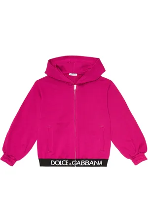 Dolce & Gabbana Logo cotton jersey zip-up hoodie