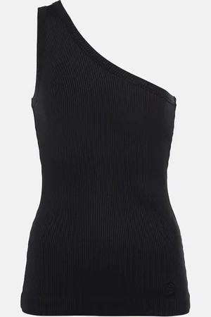Stella McCartney One-shoulder ribbed top