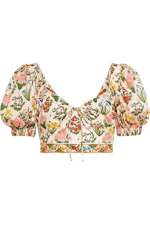Agua by Agua Bendita Palmarosa cotton crop top