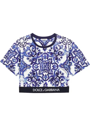 Dolce & Gabbana Printed cotton jersey T-shirt