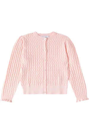 Tartine Et Chocolat Pointelle cotton cardigan