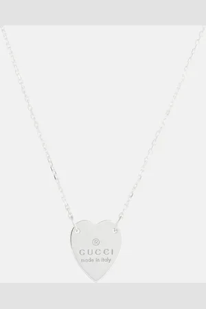 Gucci Sterling silver heart necklace