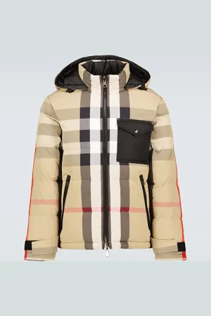 Burberry Check reversible down jacket