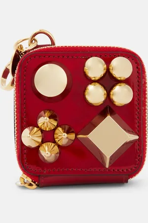 Christian Louboutin Embellished leather waste bag holder