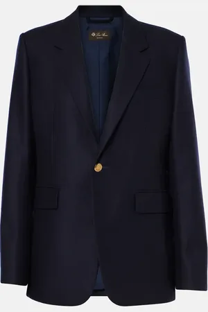 Loro Piana Hellen wool and cashmere flannel jacket