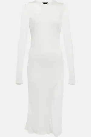 Tom Ford CrÃªpe jersey midi dress