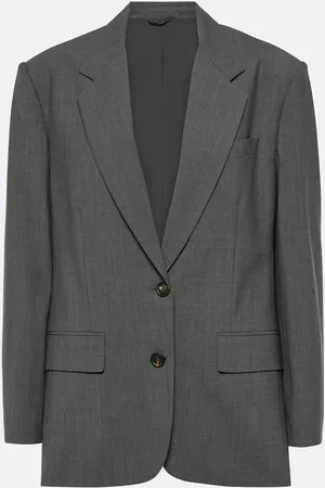 Brunello Cucinelli Oversized wool-blend blazer