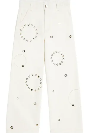 Chloé Studded straight jeans