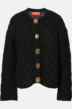 La DoubleJ Portrait embellished cardigan