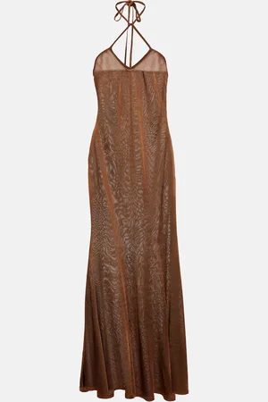 Tom Ford Halterneck jersey maxi dress