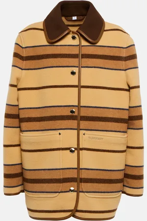 Burberry Striped wool jacket