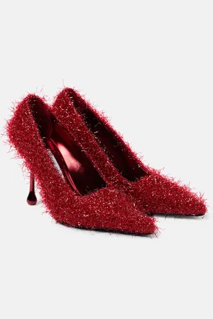 Jimmy Choo Ixia 95 tinsel pumps
