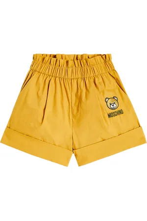 Moschino Teddy Bear high-rise cotton shorts