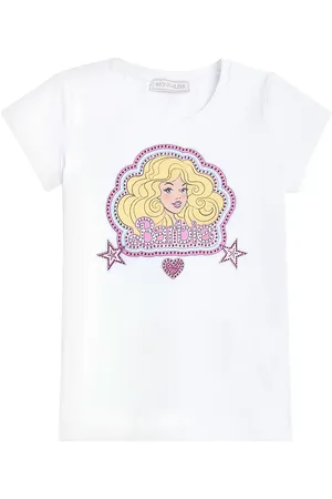 MONNALISA X BarbieÂ® cotton-blend jersey T-shirt