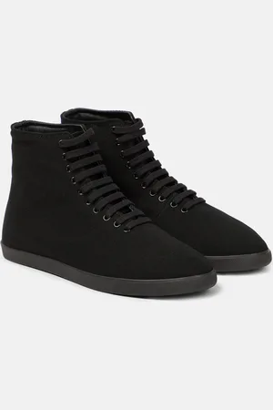 The Row Canvas high-top sneakers