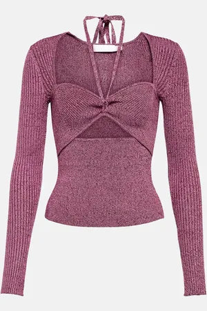 Simkhai Alexia ribbed-knit top