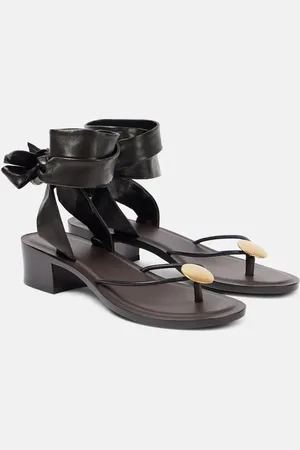 The Row Cord leather thong sandals
