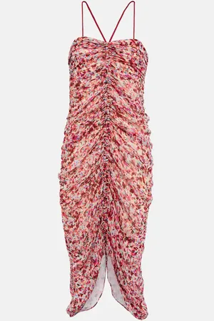 Marant Etoile Falone printed georgette midi dress