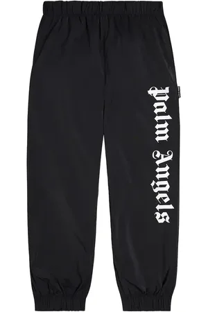 Palm Angels Logo cotton jersey sweatpants