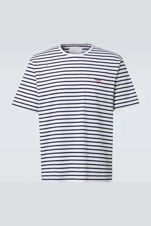 Prada Striped cotton jersey T-shirt