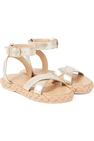 Chloé Metallic leather sandals