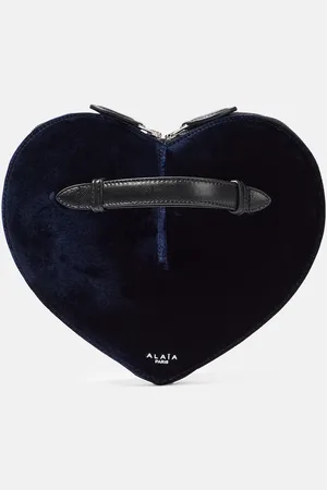 Alaïa Le CÅur velvet heart clutch
