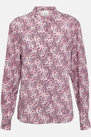 Isabel Marant Ilda printed silk-blend blouse