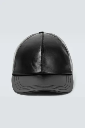 Prada Leather baseball cap