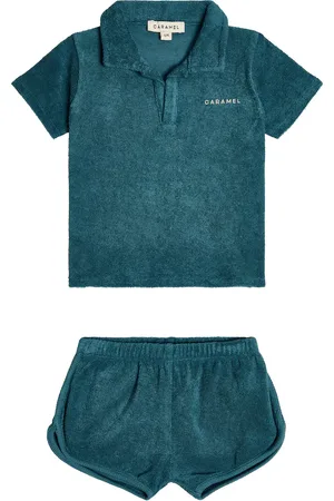 Caramel Baby Kombu T-shirt and shorts set