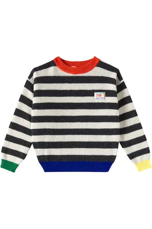 Bobo Choses Smiling Stripes sweater