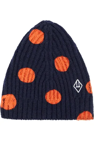 The Animals Observatory Pony polka-dot wool-blend beanie