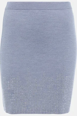 J.W.Anderson Embellished wool miniskirt