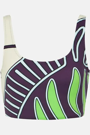Tory Burch Zebra-printed sports bra
