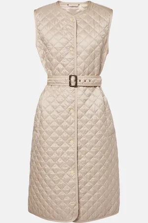 Max Mara Lauren belted quilted coat