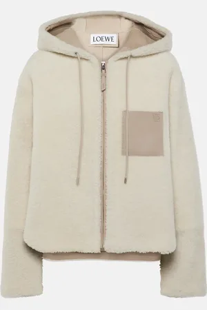 Loewe Hooded shearling jacket