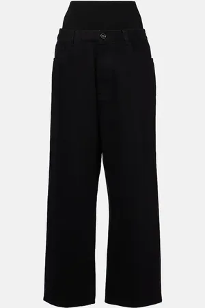 Alaïa High-rise straight jeans