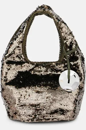 J.W.Anderson Mini sequined tote bag