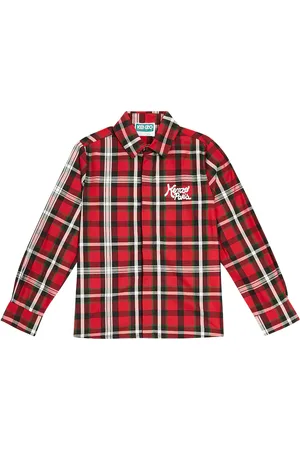 Kenzo Checked printed cotton shirt