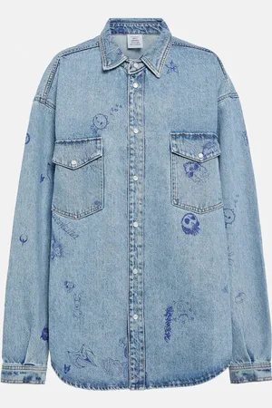 Vetements Printed denim shirt