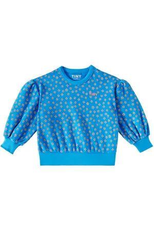 Tiny Cottons Daisies floral cotton terry sweatshirt